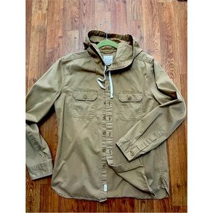 American Eagle - hooded button down